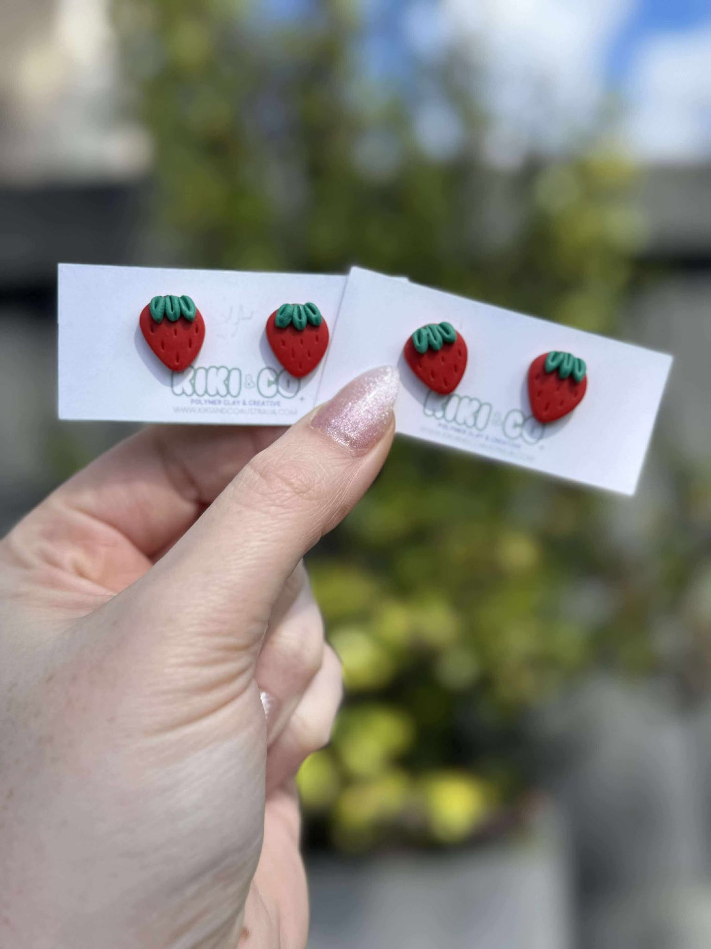 Strawberry Studs