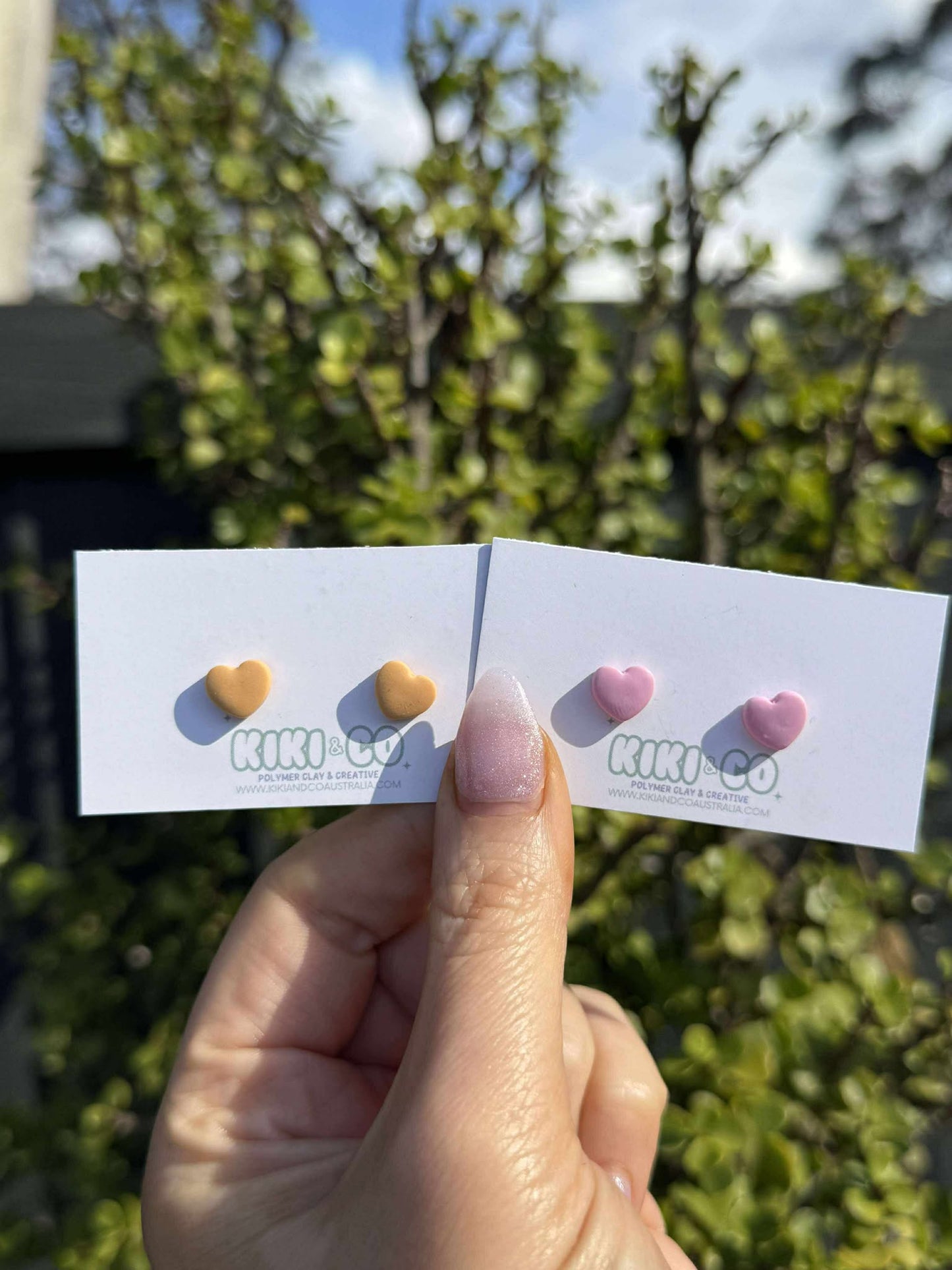 Mini Heart Studs