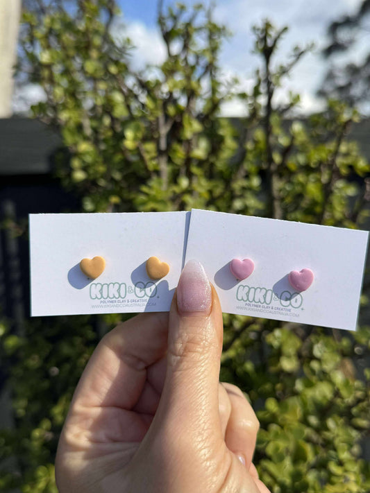 Mini Heart Studs