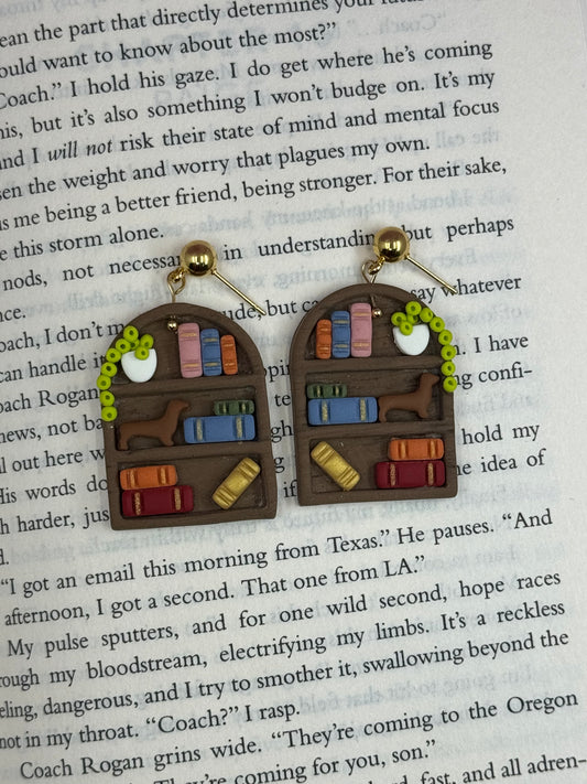 Arch Bookcase Earrings
