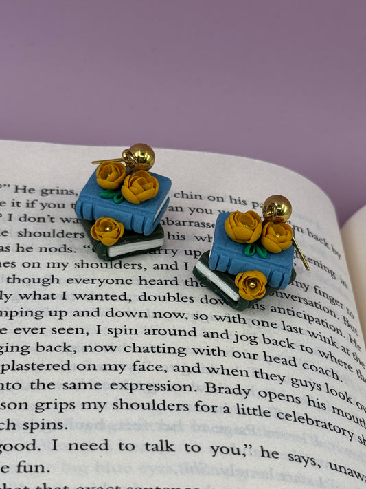 Shelf Obsessed Mini Bookstack Earrings