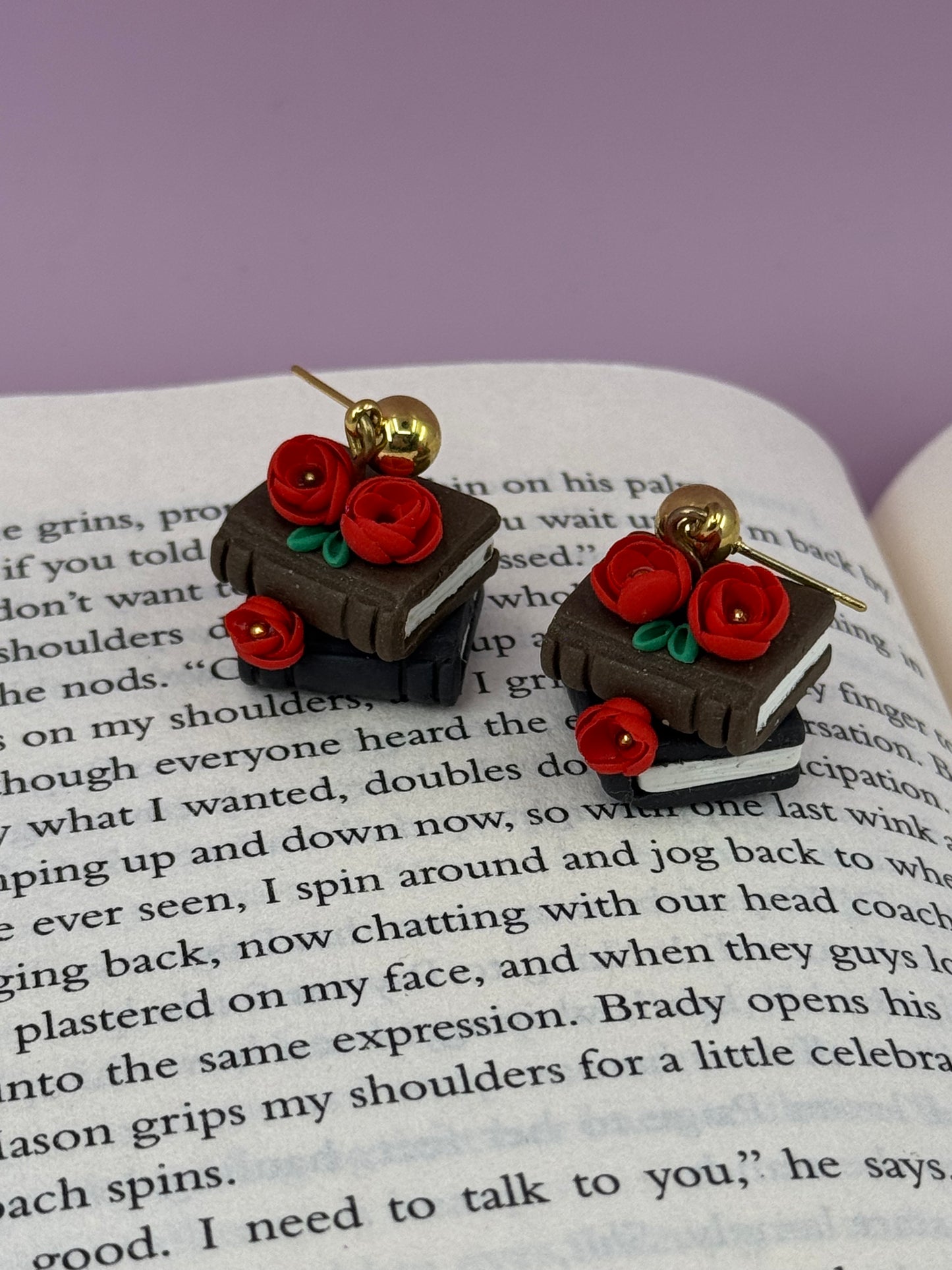 Shelf Obsessed Mini Bookstack Earrings
