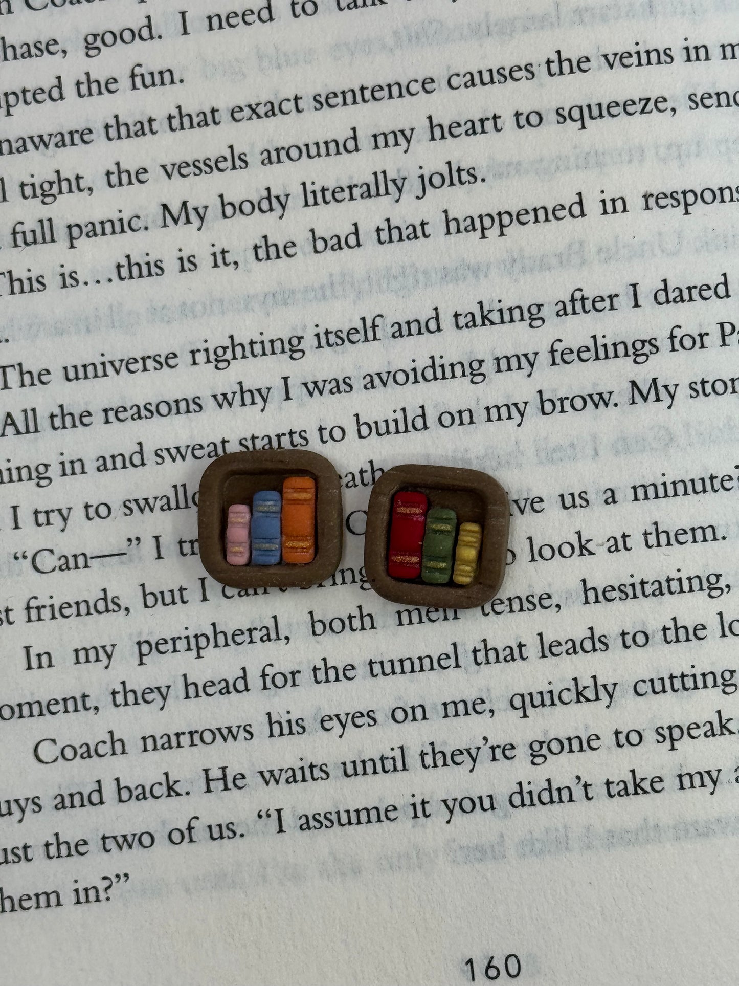 Bookcase Stud Earrings