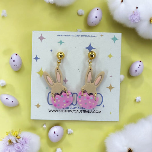 Eggscuse Me Bunny Dangles