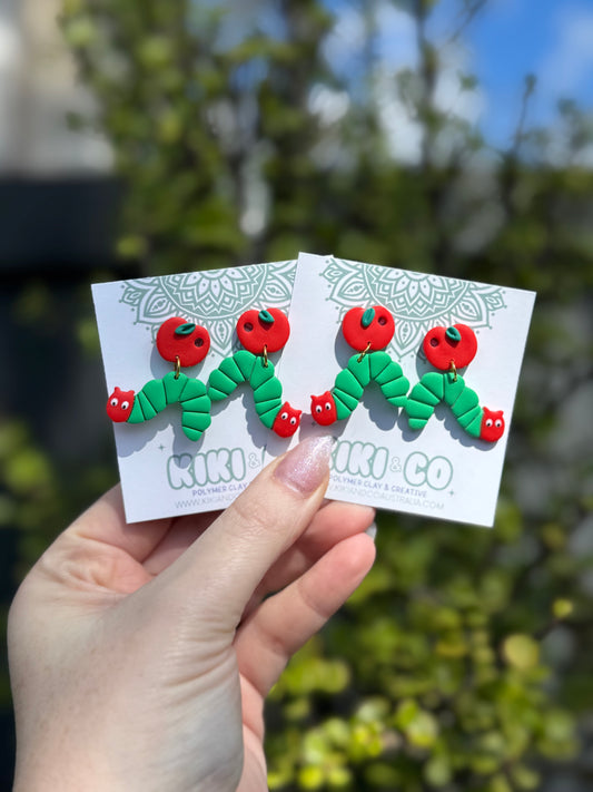 Very Cute Caterpillar Earrings