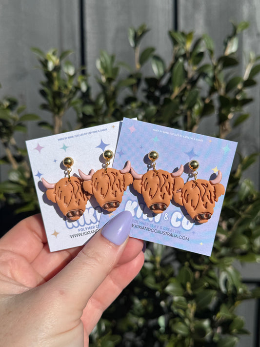 Highland Cow Earrings