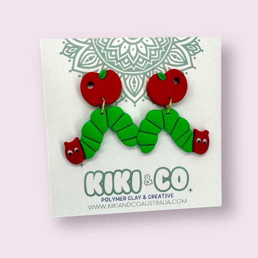 Very Cute Caterpillar Earrings